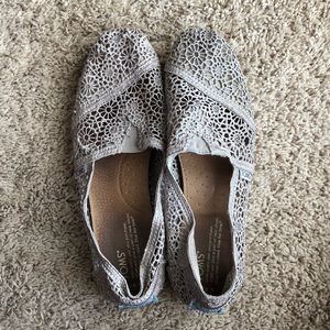 TOMS Grey Shoes